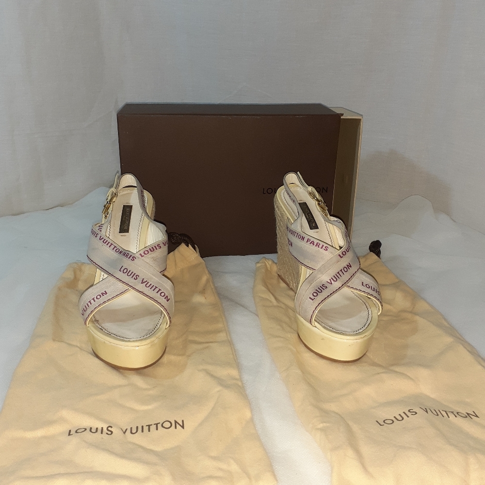 Louis Vuitton Wedge Heels - Picture 4 of 5